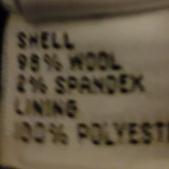 Talbots Houndstooth Classic Black White Lined Pencil Skirt Size 12 - Picture 5 of 6